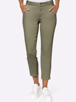 7/8-Jeans mit seitlicher Tasche