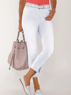 7/8-Jeans mit Stretch-Anteil