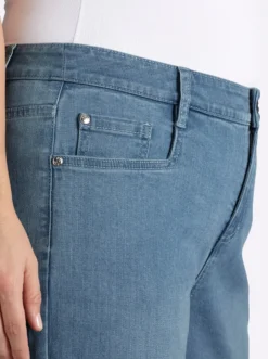 7/8-Jeans mit weitem Bein