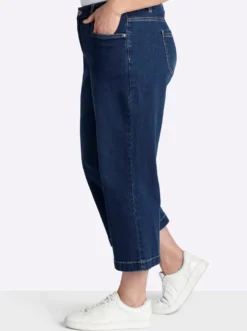 7/8-Jeans mit weitem Bein