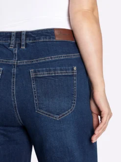 7/8-Jeans mit weitem Bein