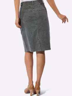Jeansrock in 5-Pocket-Form