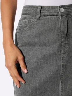 Jeansrock in 5-Pocket-Form