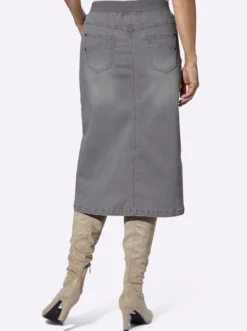 Jeansrock in Schlupfform