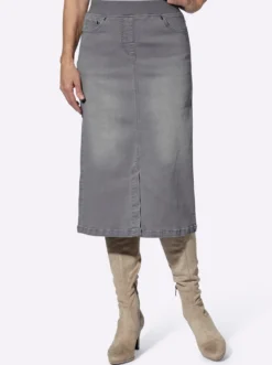 Jeansrock in Schlupfform