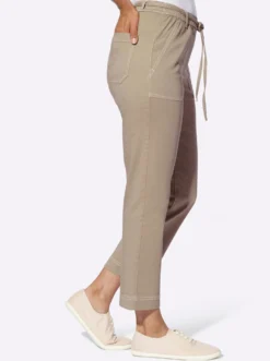7/8-Jeans Schlupfform, mit Dehnbund