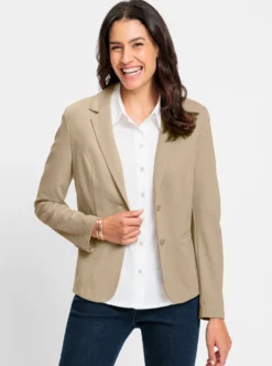 Jerseyblazer in Interlock-Qualität