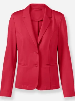 Jerseyblazer in Interlock-Qualität