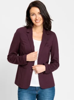 Jerseyblazer in Interlock-Qualität