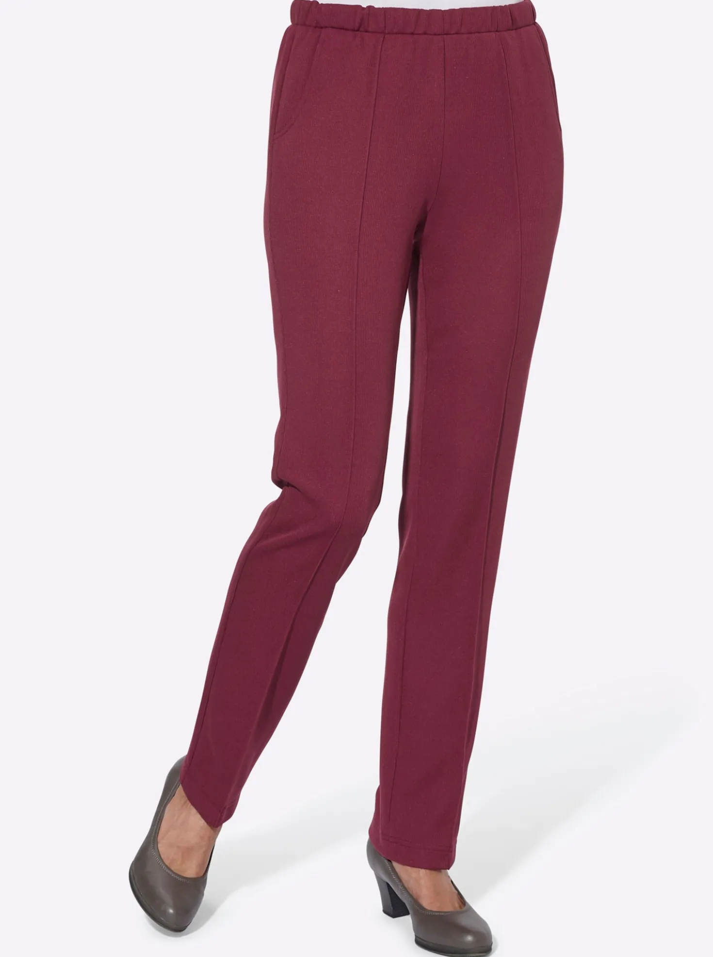 Jerseyhose in Ripp-Qualität