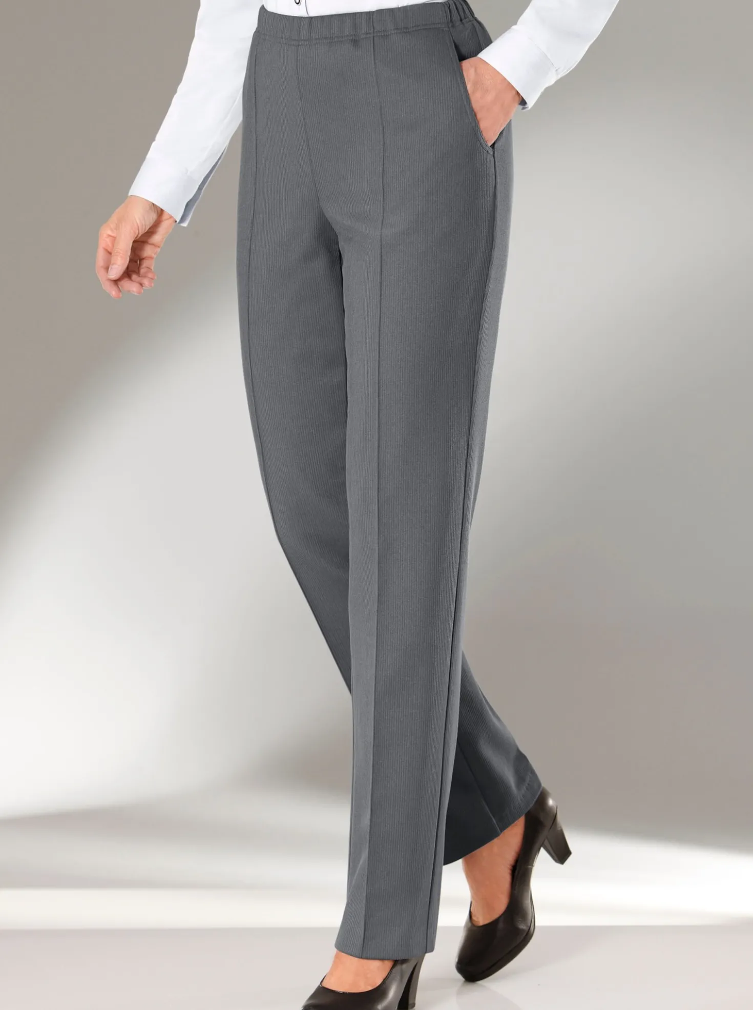 Jerseyhose in Ripp-Qualität