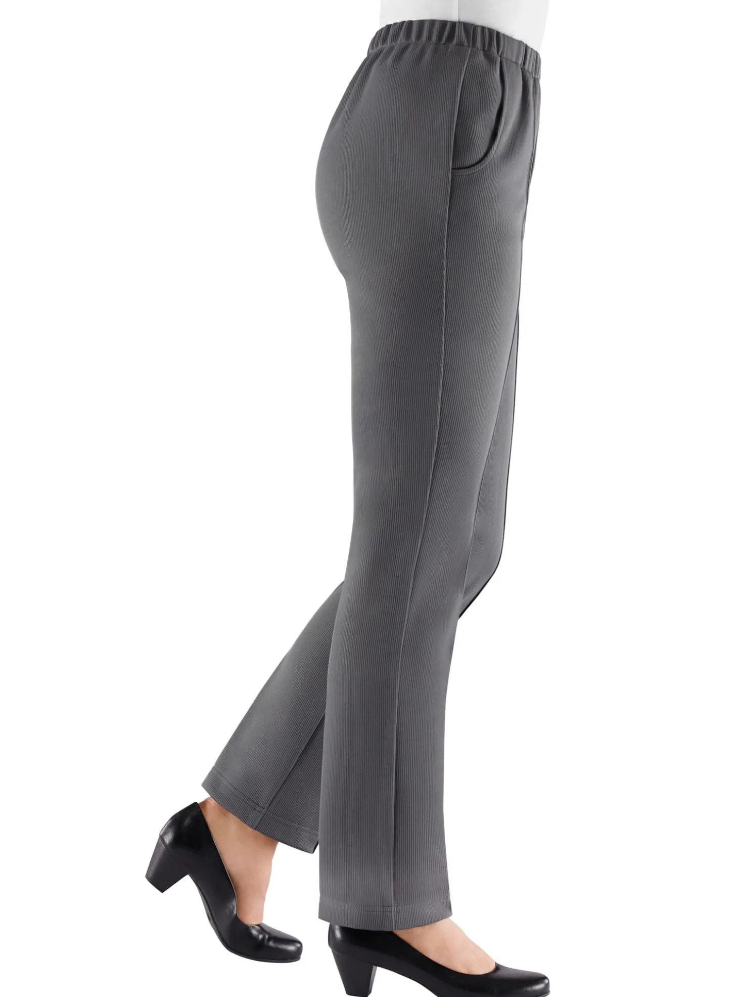 Jerseyhose in Ripp-Qualität