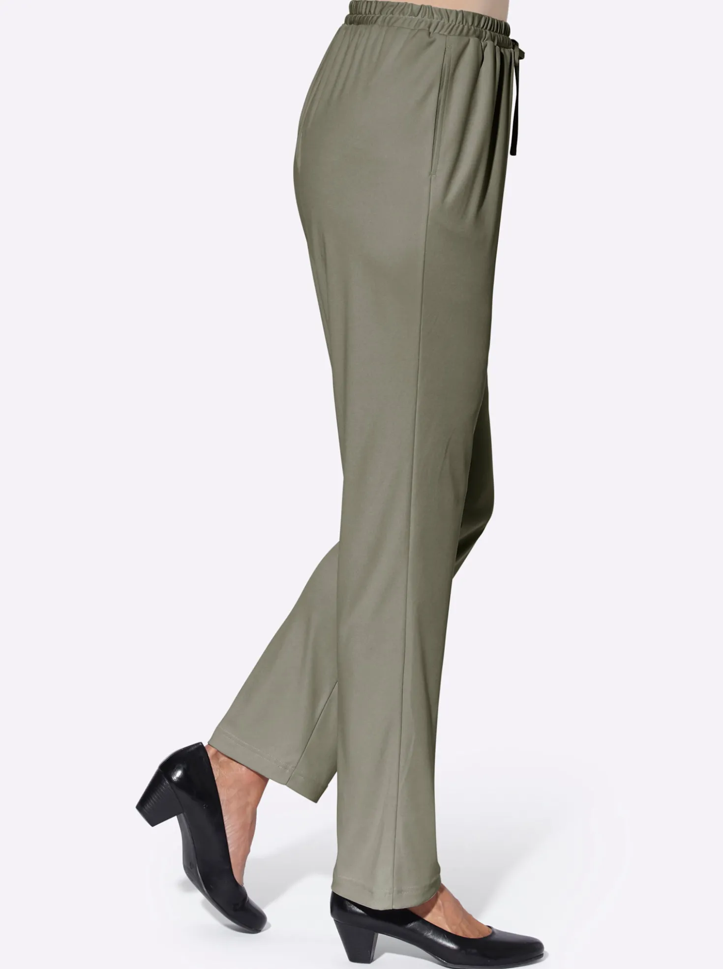 Jerseyhose mit Bindeband