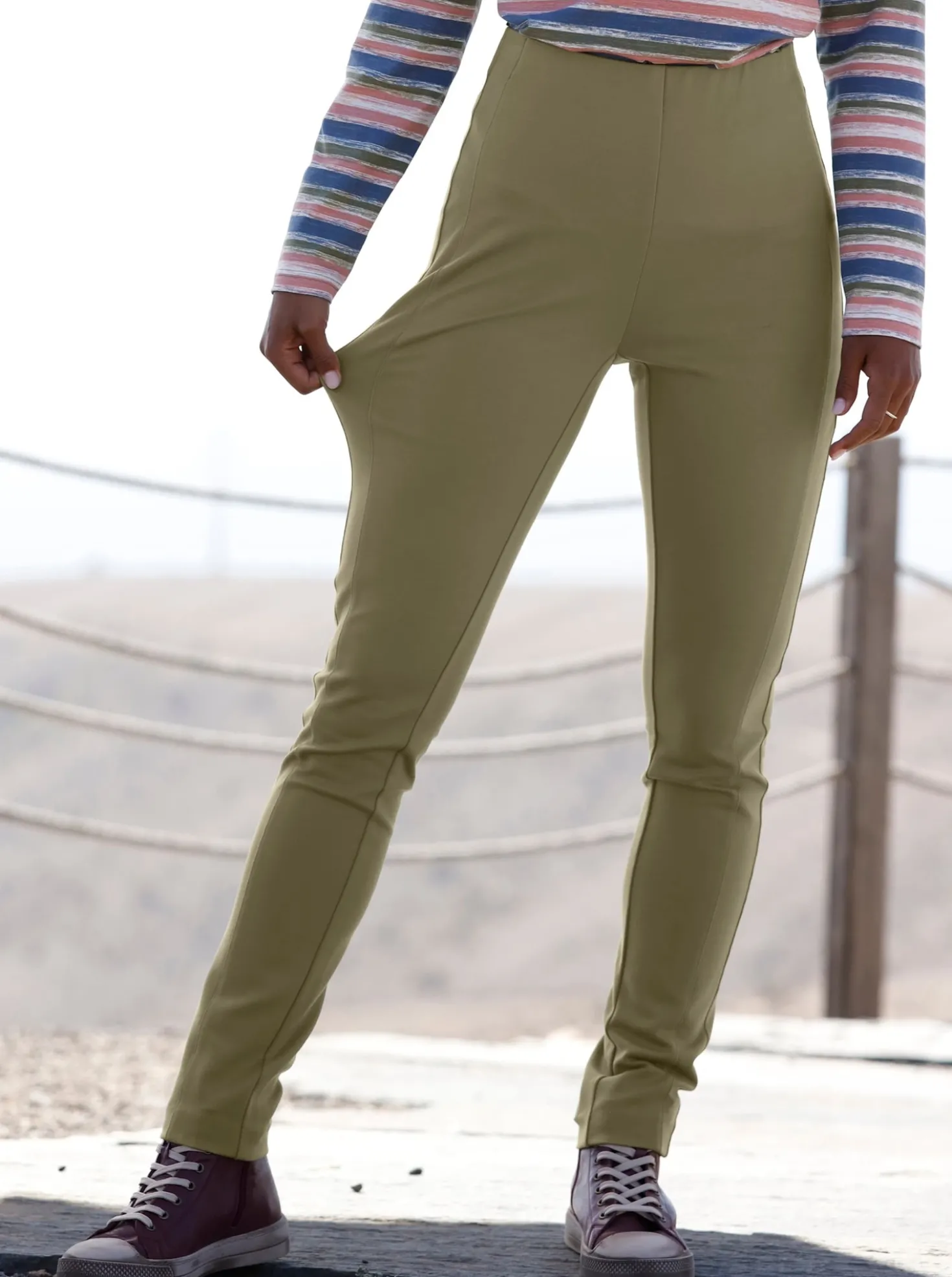 Jerseyhose mit Dehnbund
