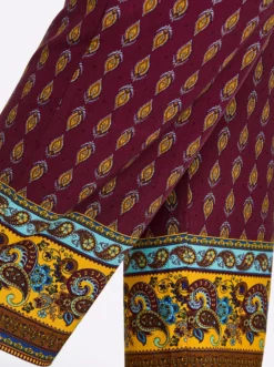 Jerseyhose mit Paisley-Print