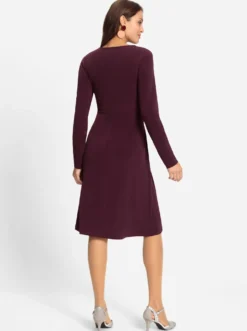 Jerseykleid mit Raffungen