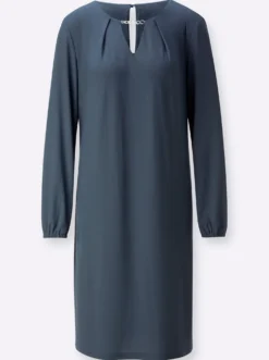 Jerseykleid mit Rückenverschluss
