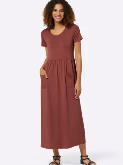Jerseykleid mit Taschen