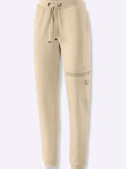 Jogg Pants mit Ripp-Abschlüssen