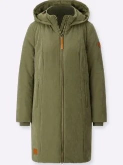 Kapuzenjacke mit Reißverschluss-Taschen