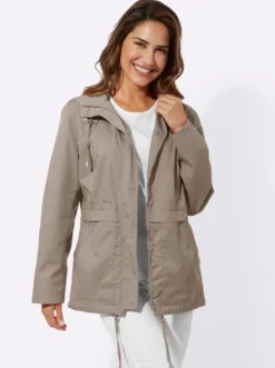 Kapuzenjacke mit Stehkragen