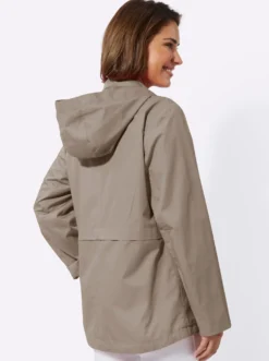 Kapuzenjacke mit Stehkragen