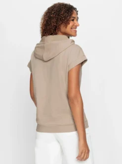Kapuzenshirt mit überschnittener Schulter