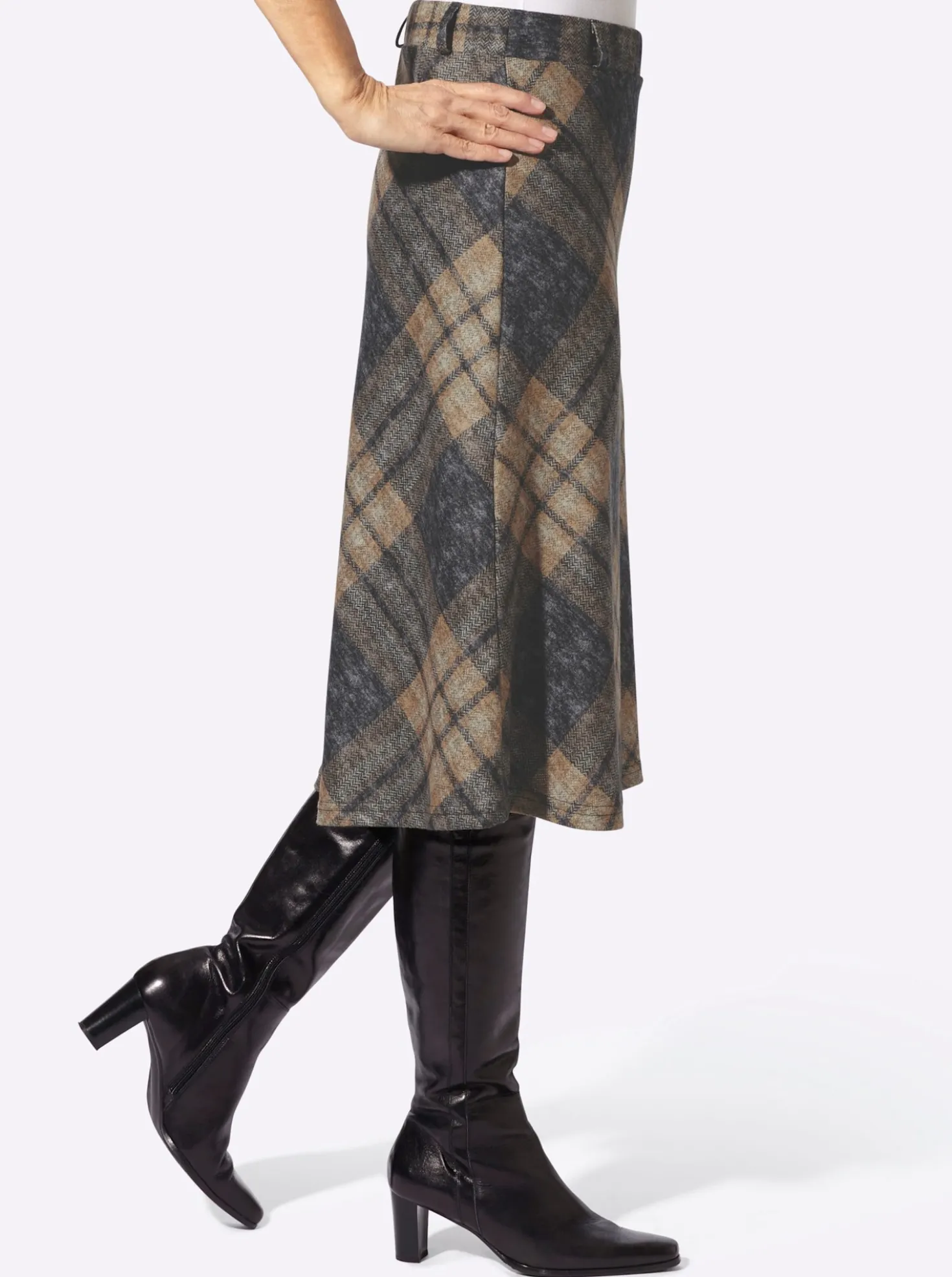 Karorock in Flanell-Optik