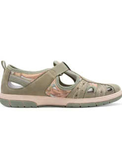 Klettschuh mit floralem Druck