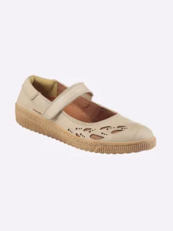 Klettschuh mit Leder-Wechselfußbett