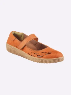 Klettschuh mit Leder-Wechselfußbett