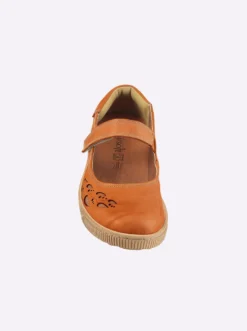 Klettschuh mit Leder-Wechselfußbett