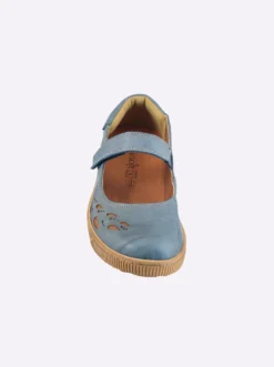 Klettschuh mit Leder-Wechselfußbett