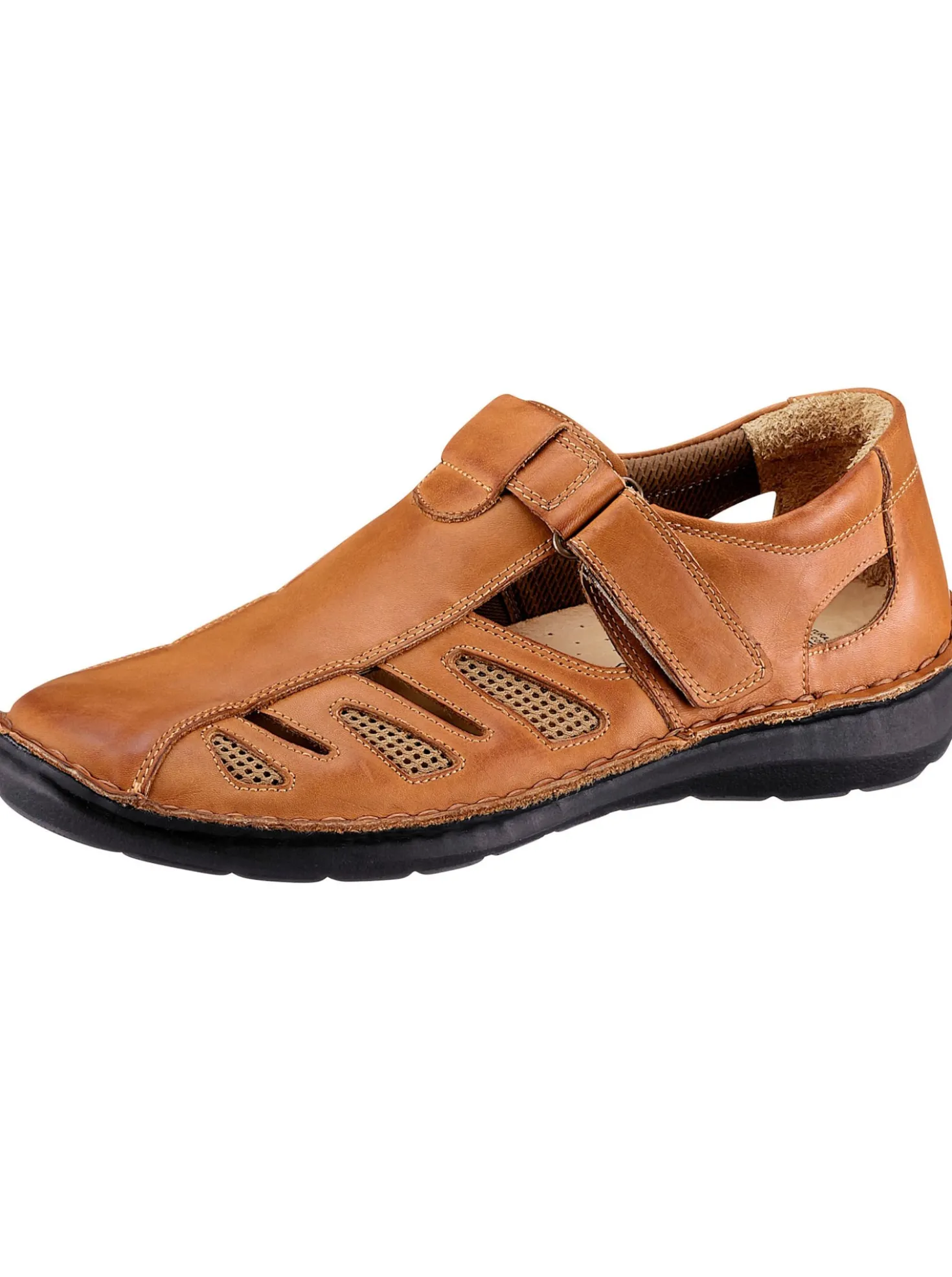 Klettschuh mit seitlichen Netzeinsätzen