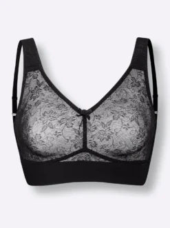 Komfort-BH ohne Bügel mit Jacquard-Muster