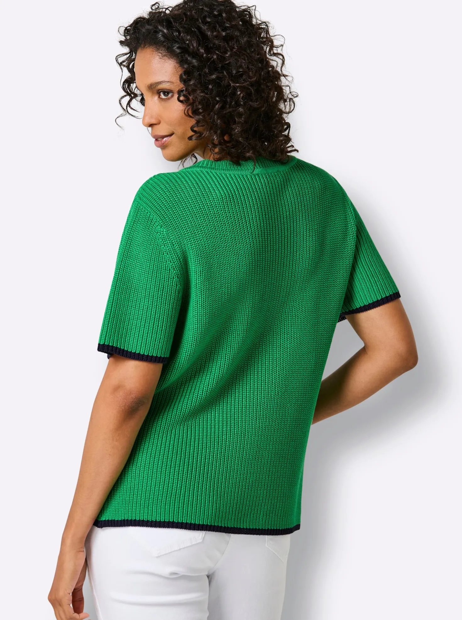 Kurzarmpullover