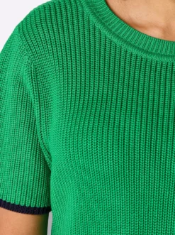 Kurzarmpullover