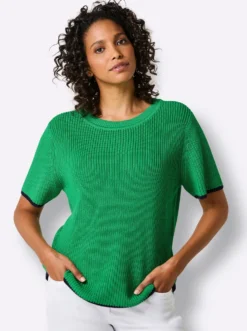 Kurzarmpullover