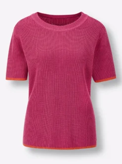 Kurzarmpullover