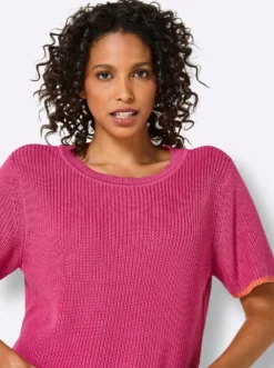 Kurzarmpullover