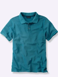 Kurzarmshirt aus Baumwoll-Pikee