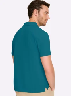 Kurzarmshirt aus Baumwoll-Pikee
