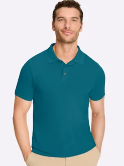 Kurzarmshirt aus Baumwoll-Pikee