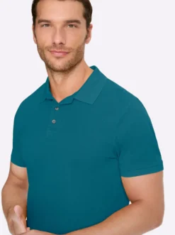 Kurzarmshirt aus Baumwoll-Pikee