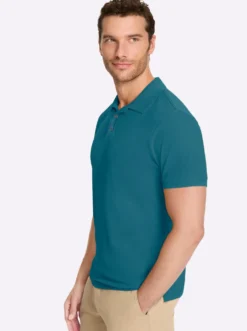Kurzarmshirt aus Baumwoll-Pikee