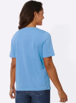 Kurzarmshirt aus reiner Baumwolle