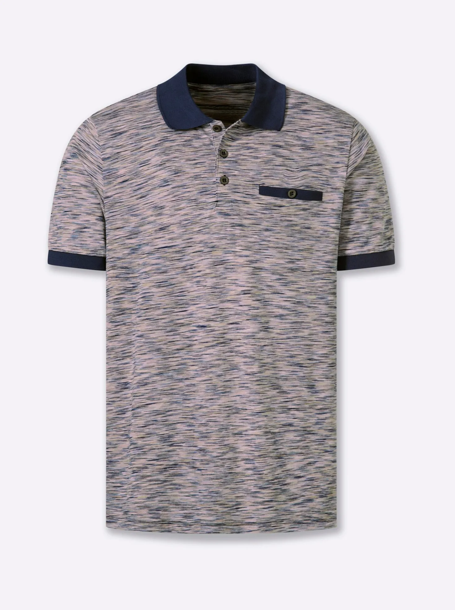 Kurzarmshirt in Pikee-Qualität