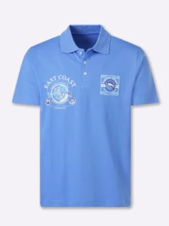 Kurzarmshirt in Pikee-Qualität, Baumwolle