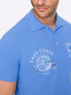 Kurzarmshirt in Pikee-Qualität, Baumwolle