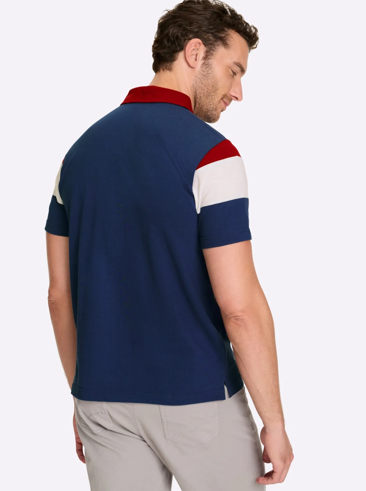 Kurzarmshirt in Pikee-Qualität